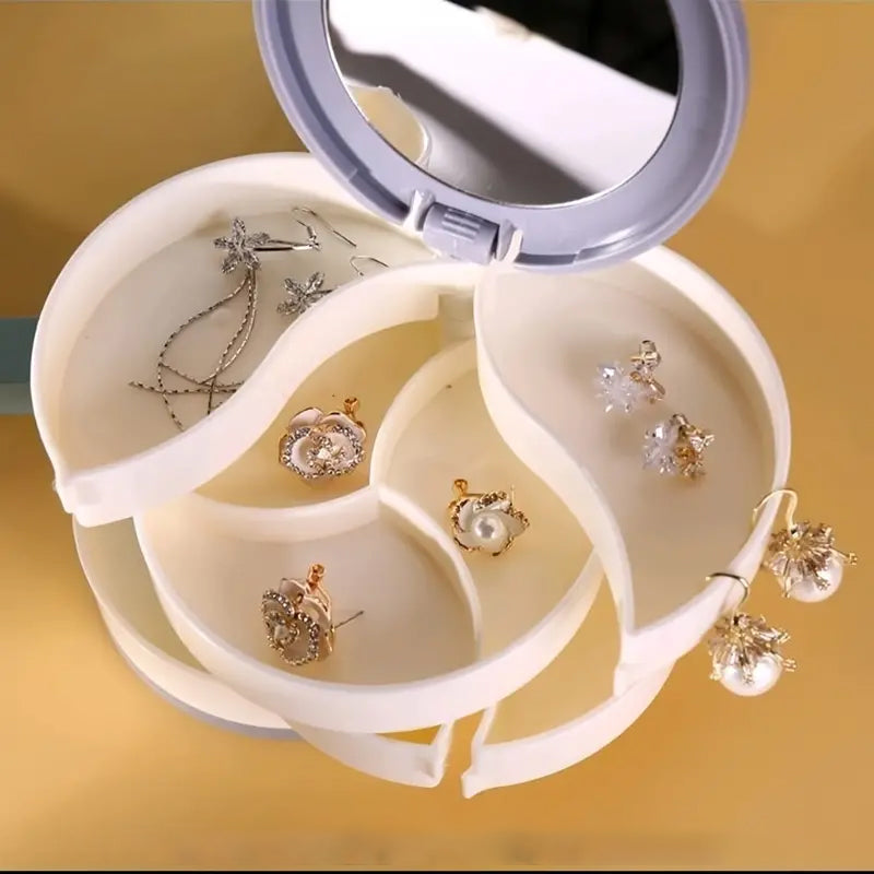 skorter | 4-Layer Rotatable Jewelry Storage Box