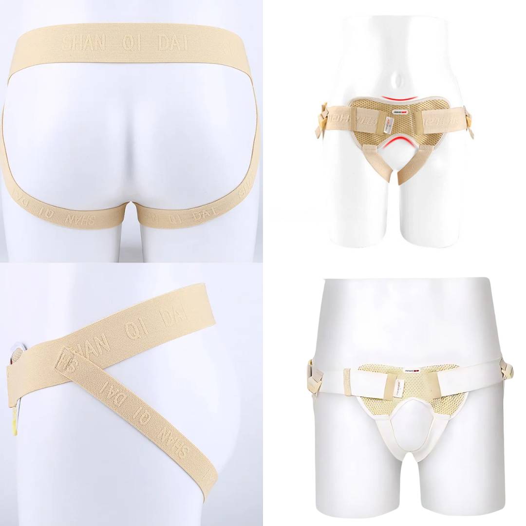 Skorter | Adjustable Inguinal Hernia Support Belt for Men | Comfortable Breathable Hernia Brace to Improve Mobility
