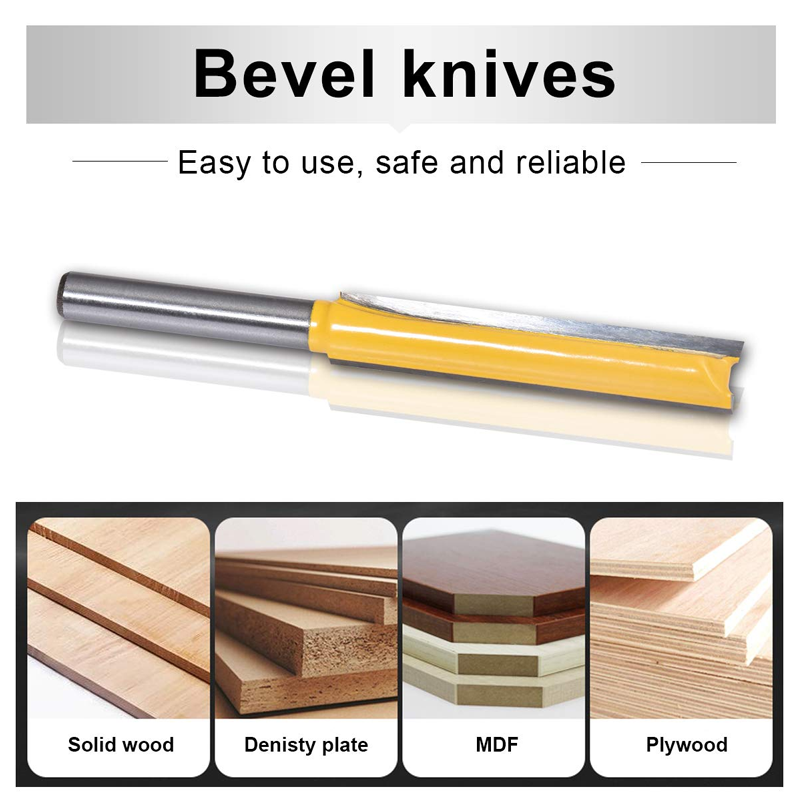 Skorter | 8MM Shaft Double Groove Straight Mill