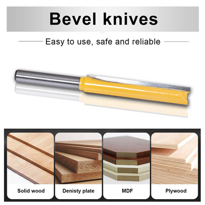 Skorter | 8MM Shaft Double Groove Straight Mill