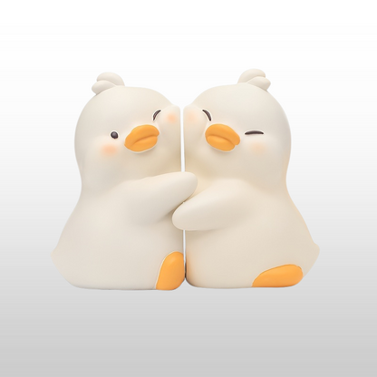 Skorter | AnimalDecor - Set of Cute Animal Bookends - Duck, Elephant, Panda