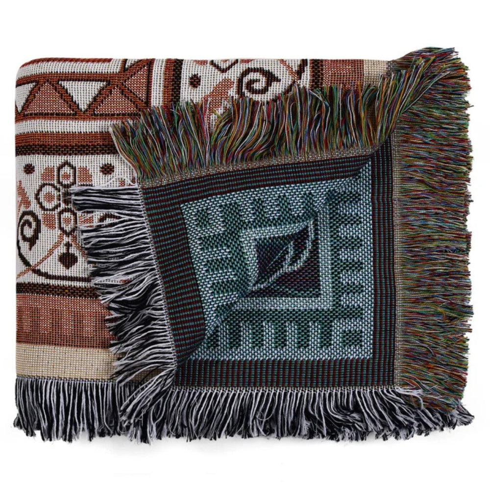 Skorter | Bohemian Desert Mirage Throw Blanket
