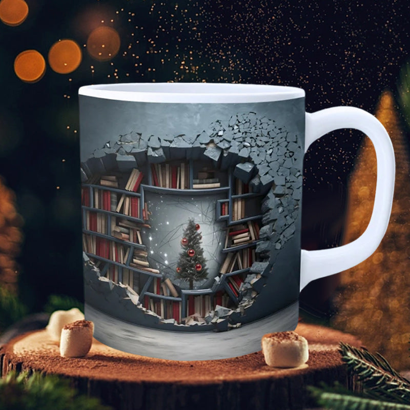 skorter | 3d book shelf coffee mug
