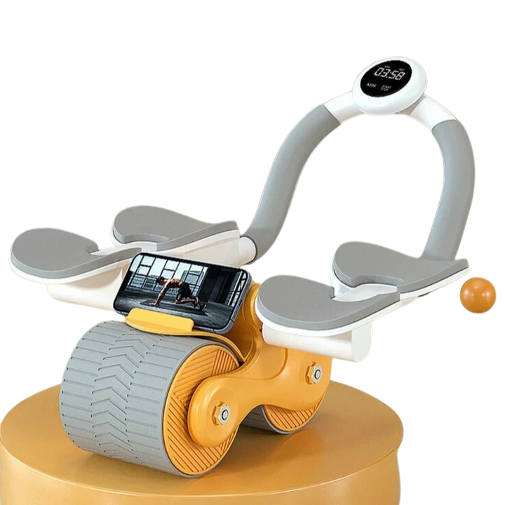Skorter | Abdominal Muscle Training Device | Ergonomic, 360° Movement & Convenient Phone Holder for Total-Body Workouts at Home