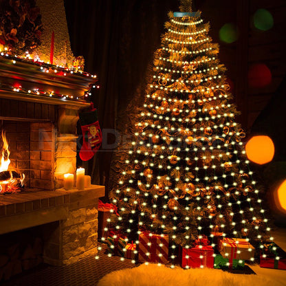Skorter | 6.56 Ft x 16 Lines Christmas Tree Dropping Lights