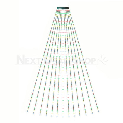 Skorter | 6.56 Ft x 16 Lines Christmas Tree Dropping Lights