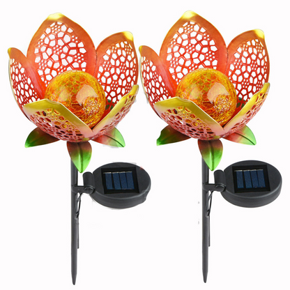 Skorter | Solar Garden Light Lotus Flower – Decorative LED Outdoor Lighting for Garden and Yard