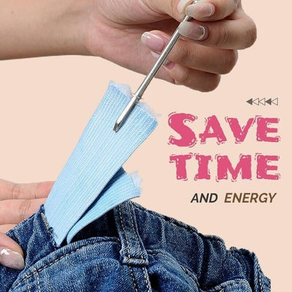 skorter | 2pc DIY Rope Guide Forward Device Tool Elastic Silver Clip Needle Sewing Utility