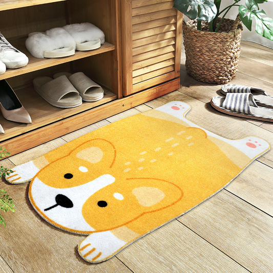 Skorter | Cute Animal Non-Slip Mat – Pet Design for Kitchen, Bathroom and Hallway