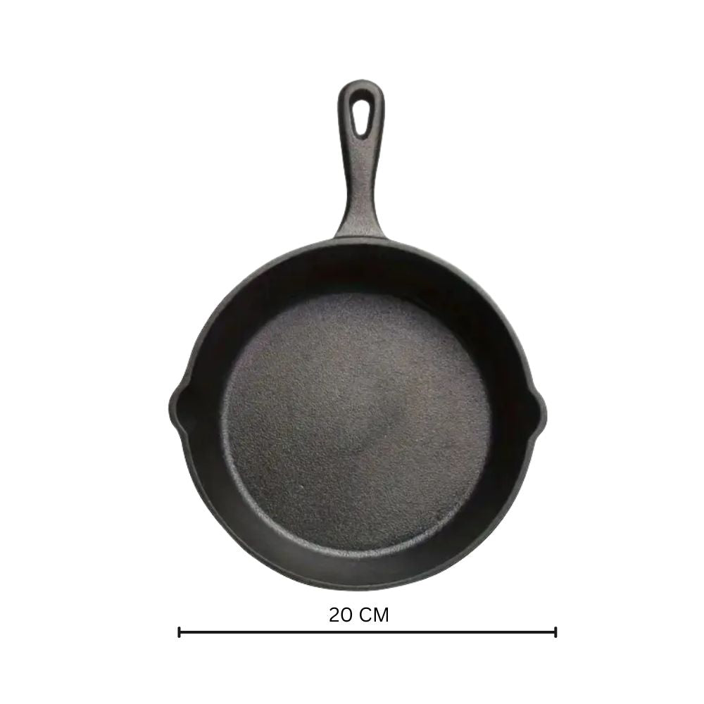 Skorter | Black Cast Iron Frying Pan