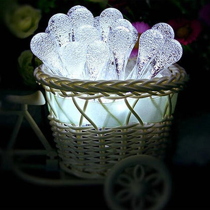 skorter | Outdoor Solar String Lights, Garden Decor LED Water Droplets Waterproof Lights