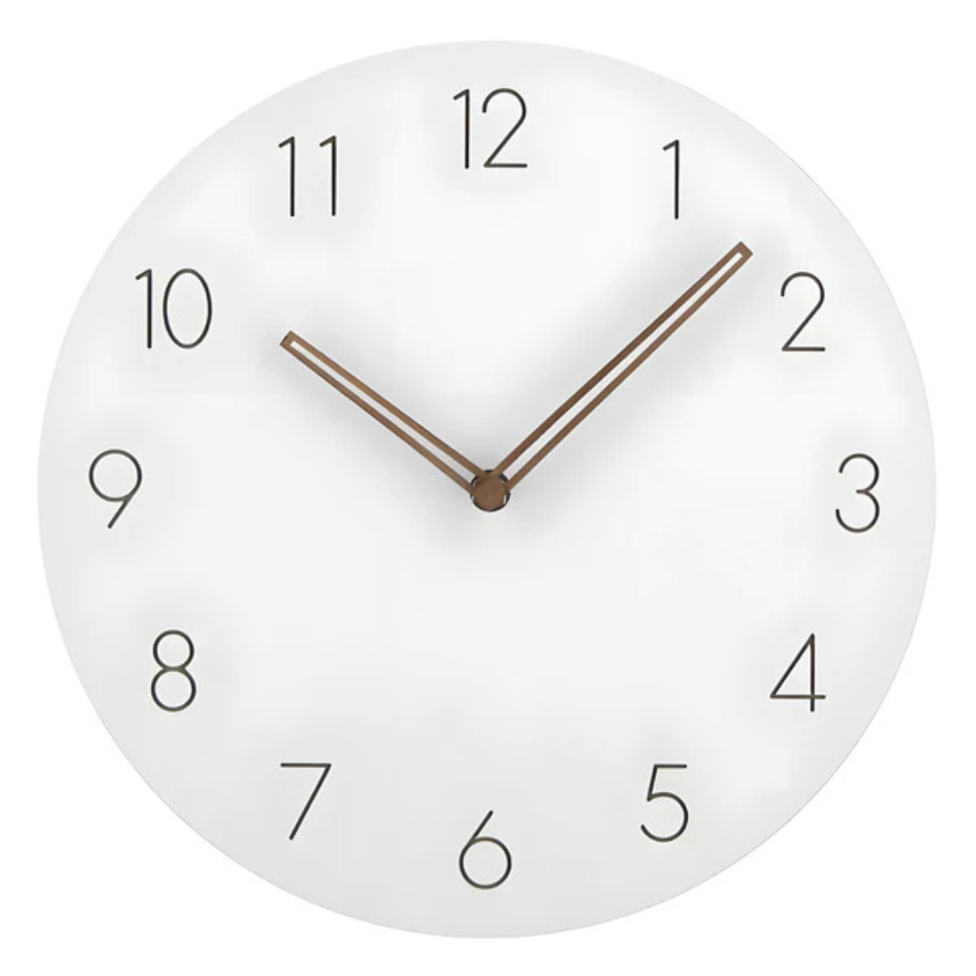 Skorter | Large Wooden Wall Clock – Minimalist Design with Silent Movement