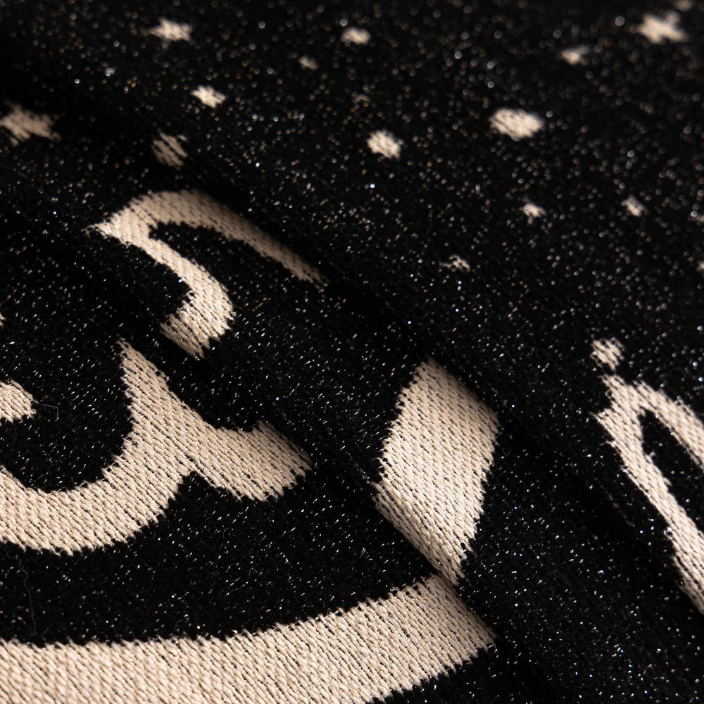 Skorter | Cursive Glittering Chenille Sofa Cover