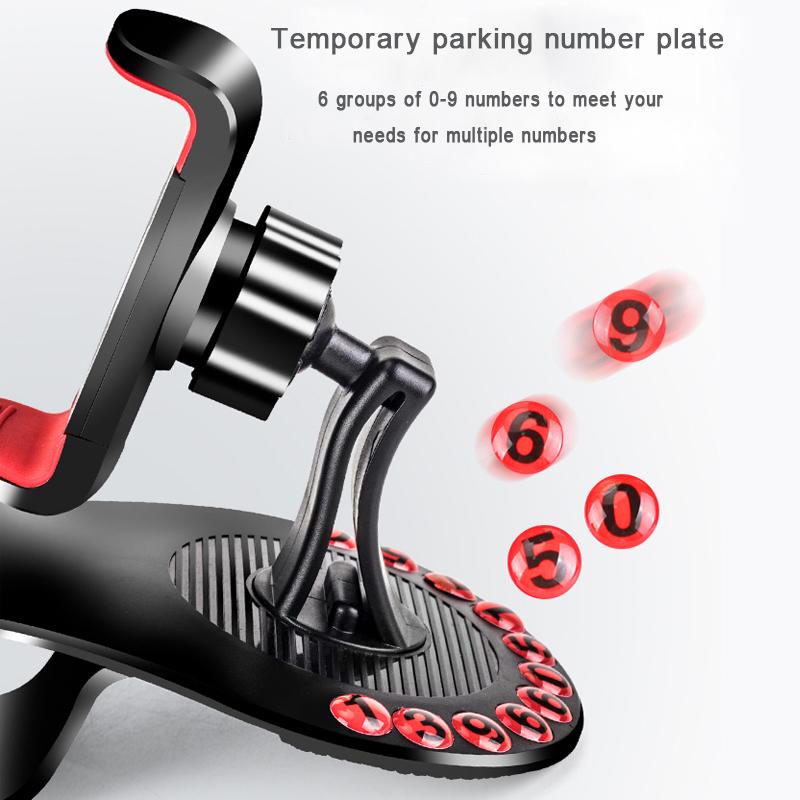 Skorter | Car Dashboard Phone Holder with Parking Number