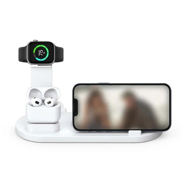 Skorter | 7-in-1 Wireless Charging Station with MagSafe & CryoBoost – Fast & Efficient Charging for iPhone, Apple Watch, and More