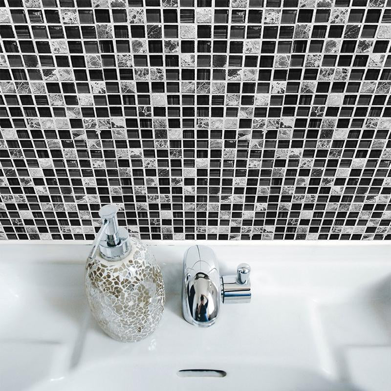 Skorter | Black Mosaic Creative Tile Stickers
