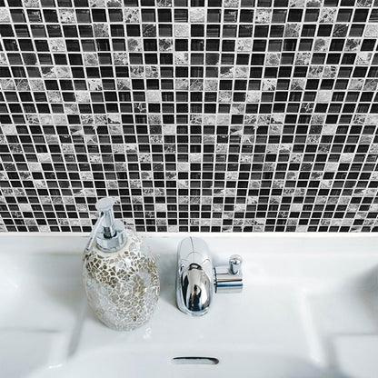 Skorter | Black Mosaic Creative Tile Stickers