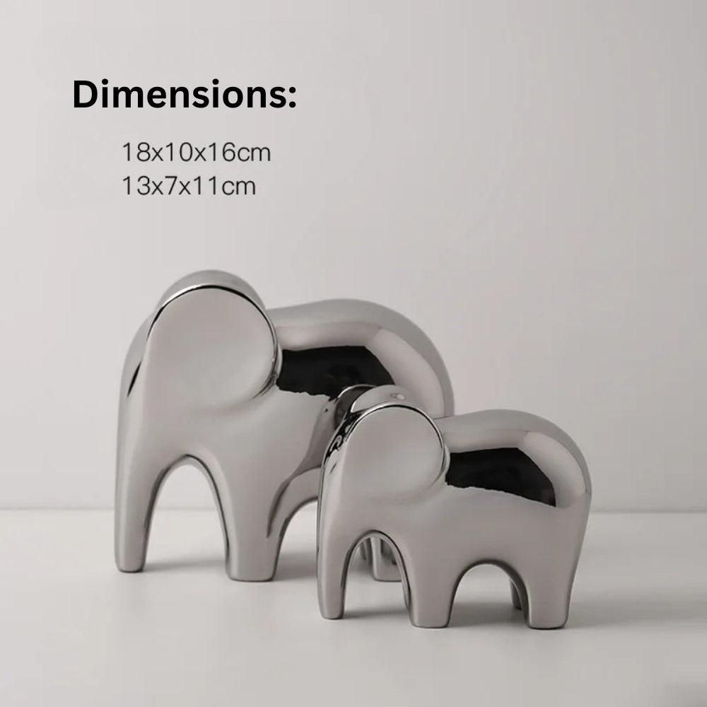 Skorter | Glossy Modern Elephant Figurine