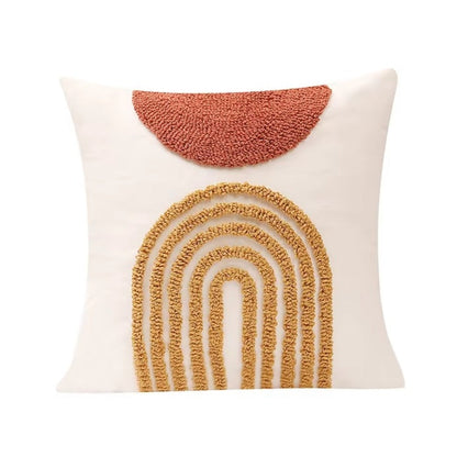 Skorter | Eden Geometric Embroidery Cushion Cover