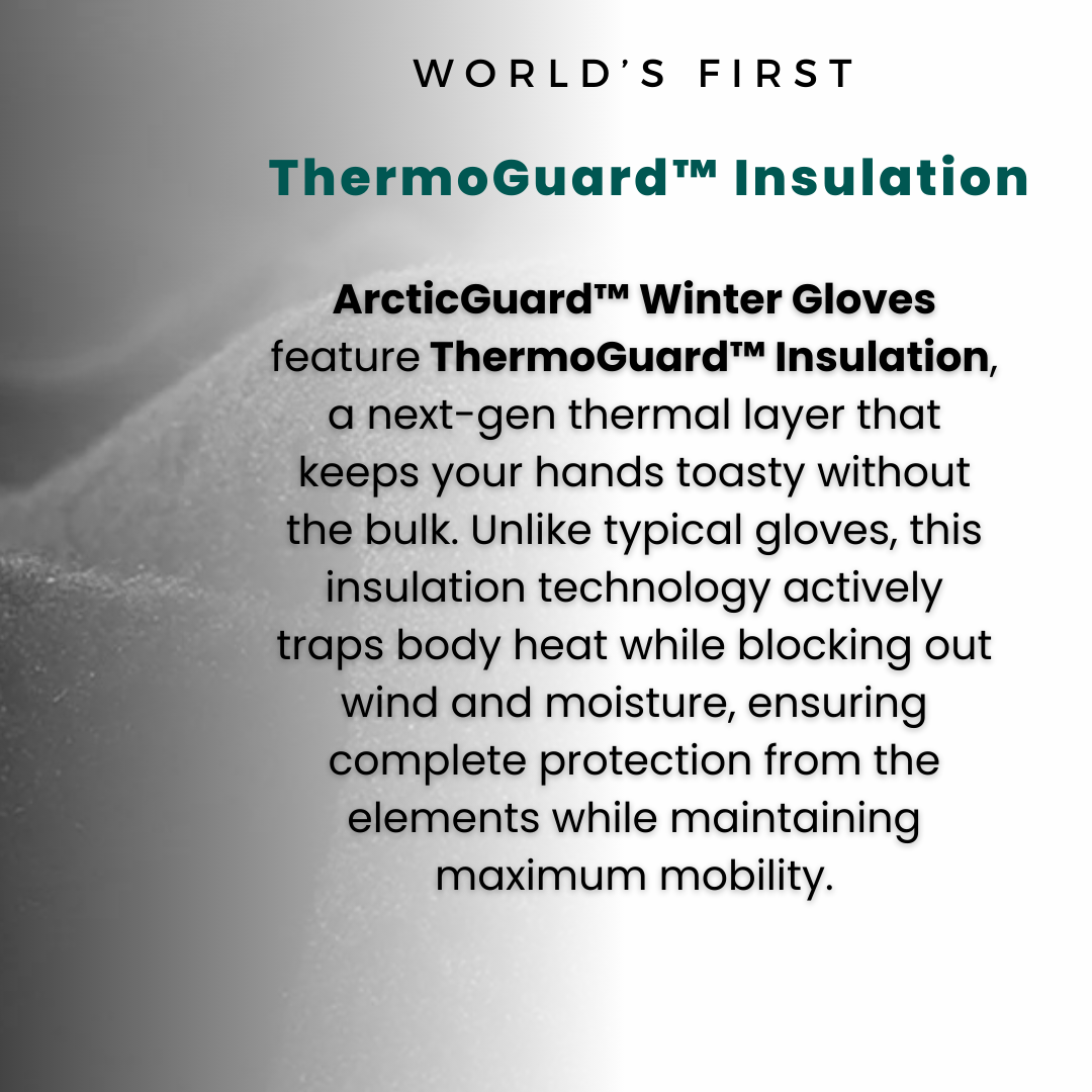 Skorter | Waterproof Gloves: Thermal Gloves with Touch Screen | Biking, Golf, Raynaud's, and Winter Sports
