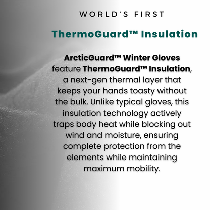 Skorter | Waterproof Gloves: Thermal Gloves with Touch Screen | Biking, Golf, Raynaud's, and Winter Sports
