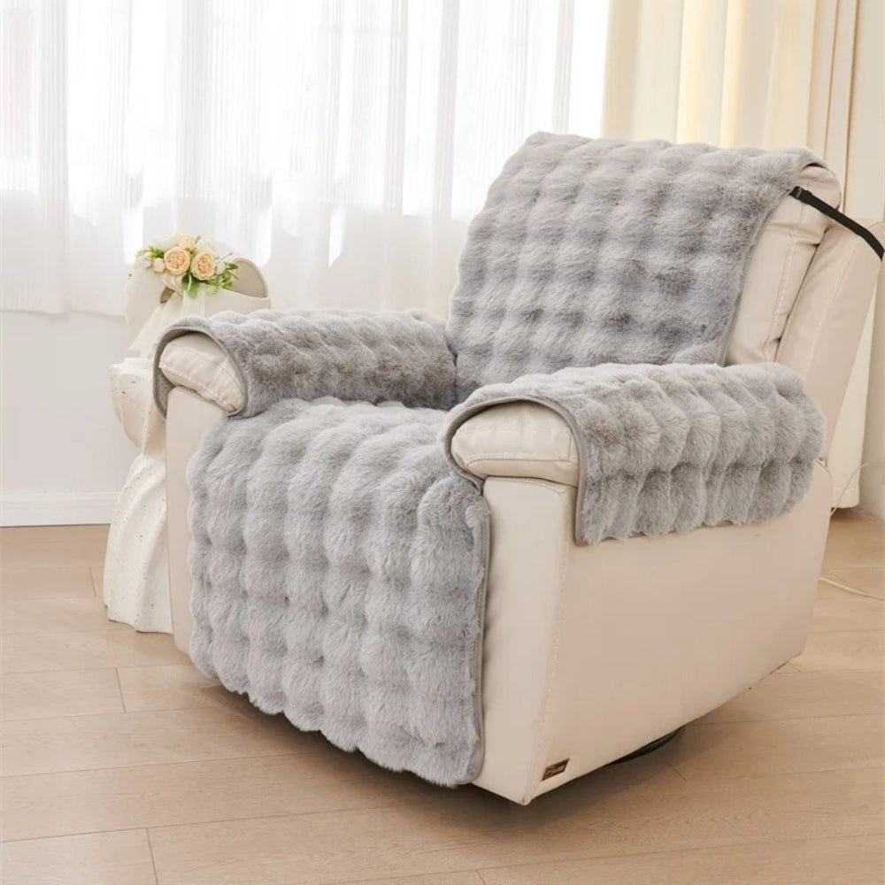 Skorter | Faux Fur Recliner Sofa Cover