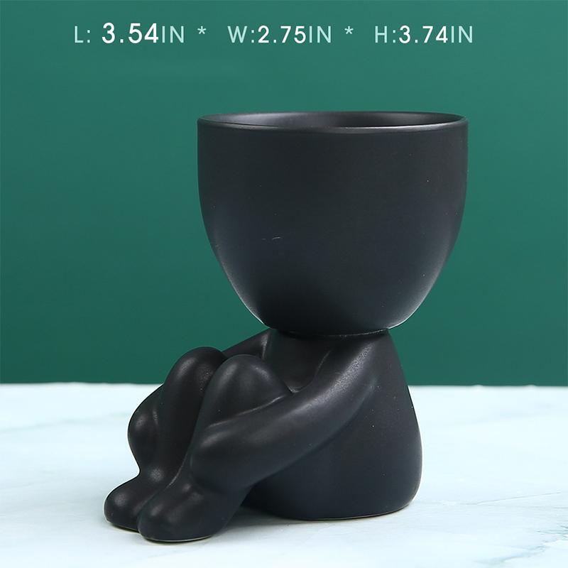 Skorter | Ceramic Figure Pots Ornament