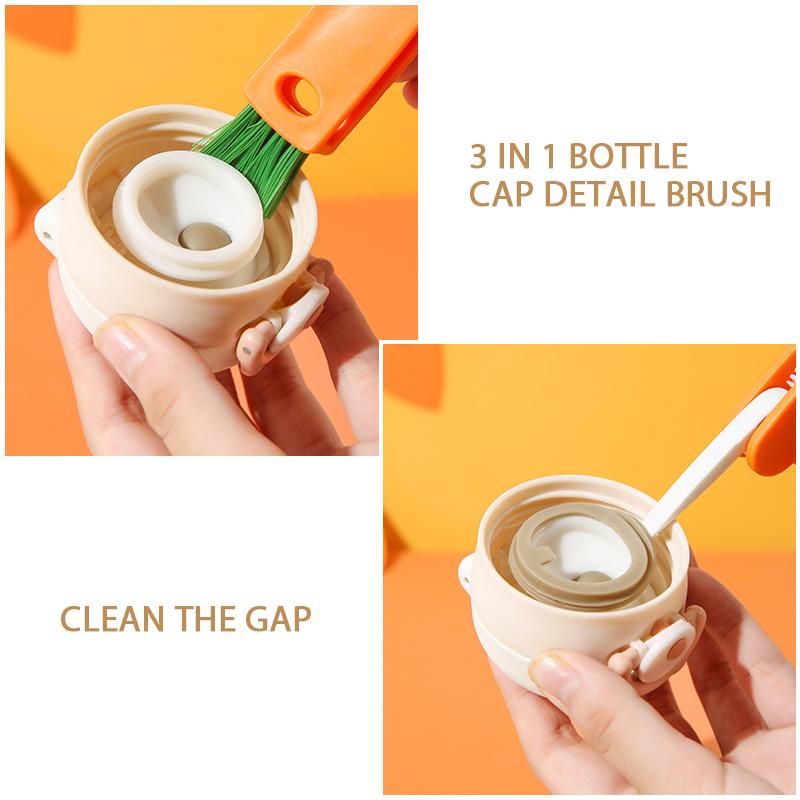 Skorter | 3 in 1 Cup Lid Cleaning Brush