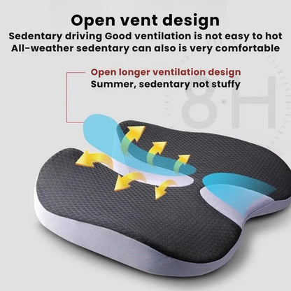 Skorter | Car Seat Cushion – Comfortable Chair Pad with Anti-Slip Bottom for Better Support