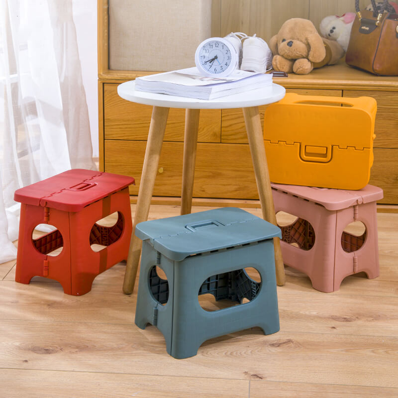 Skorter | Folding Step Stool with Handle | Lightweight. Durable & Space-Saving for Kitchen. Bathroom. Office & Outdoor Use