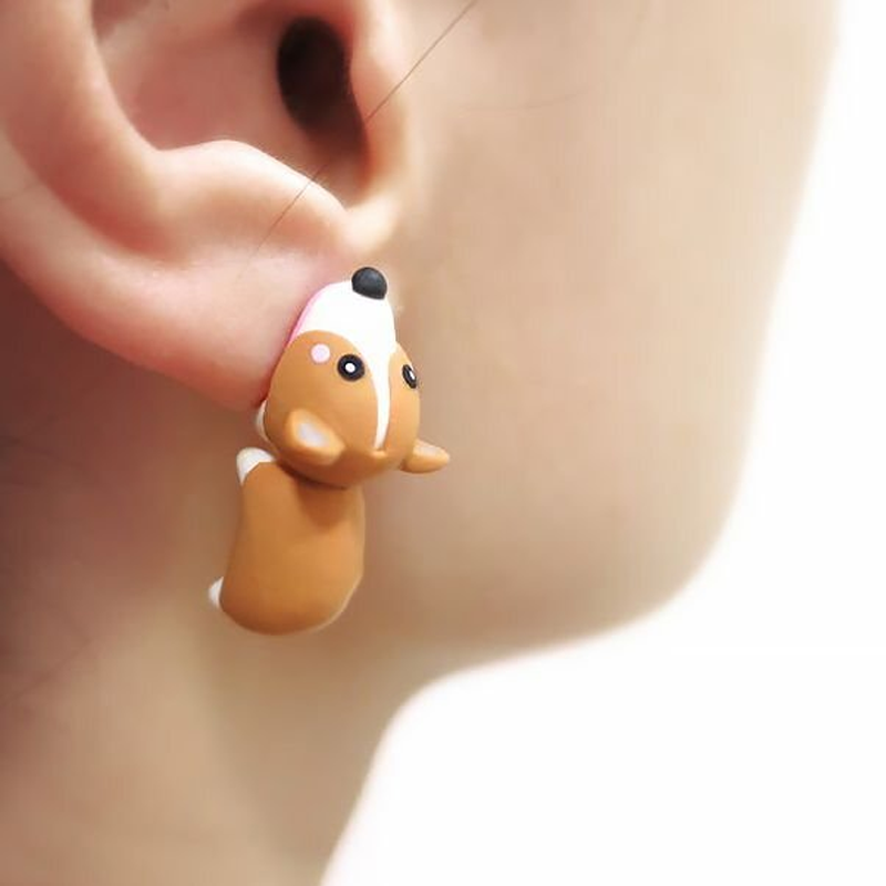 Skorter | Cute Animal Bite Earrings, 1 Pair