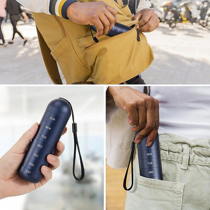 Skorter | 7-Day Portable Pill Organizer for Travel