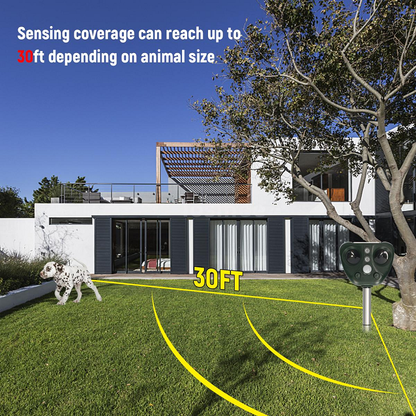 Skorter | Ultrasonic Bird Repeller, Solar Powered