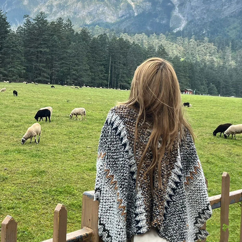 Skorter | Ethnic Style Knitted Scarf