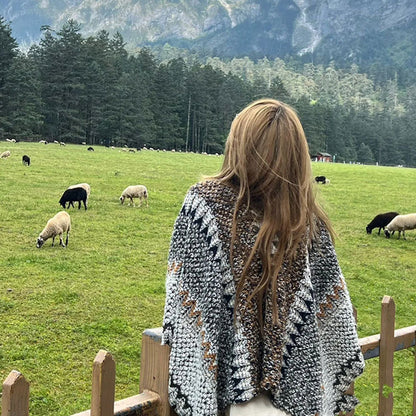 Skorter | Ethnic Style Knitted Scarf