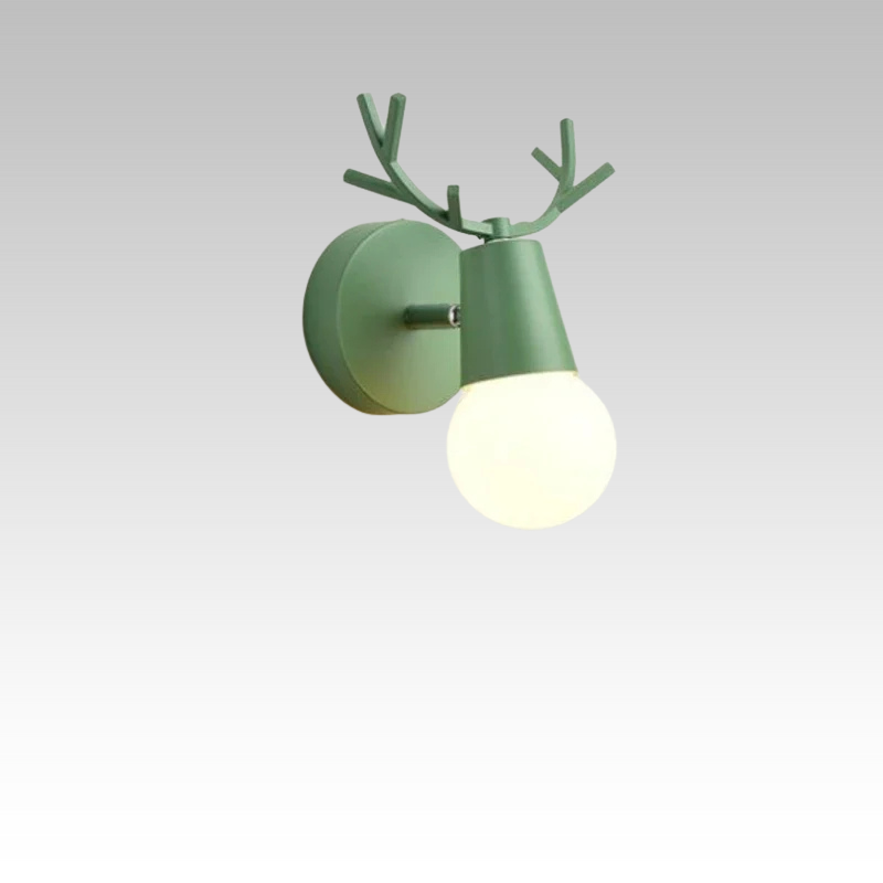 Skorter | AntlerGlow - Modern Adjustable Children's Room Wall Lamp