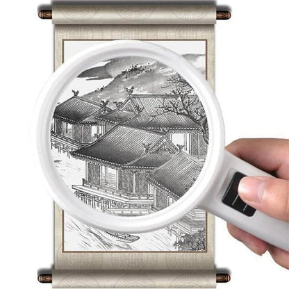 Skorter | 30x optical magnifying glass with LED light