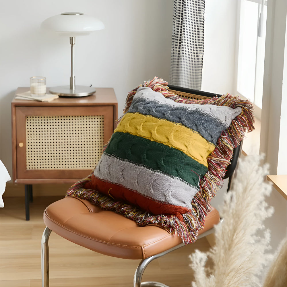 Skorter | Colorful Radiance Knit Cushion