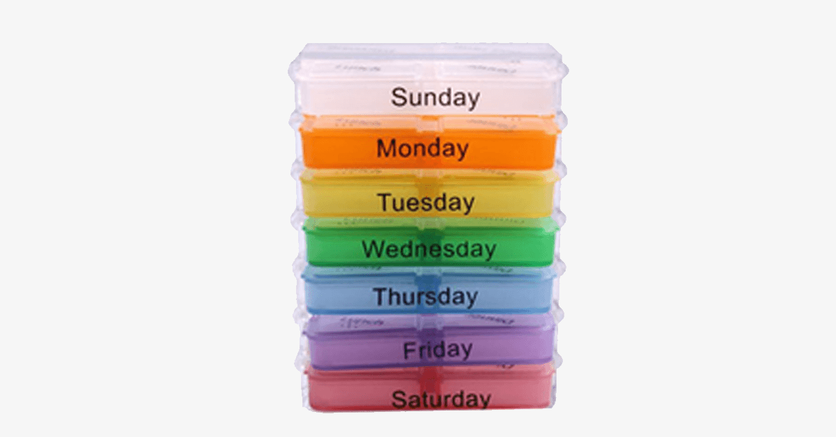 Skorter | Compact weekly tablet organizer