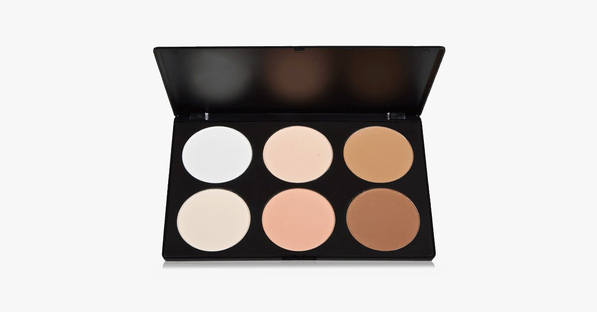Skorter | Blush Bronzer with 6 matte powder shades - Gives you a perfectly polished makeup