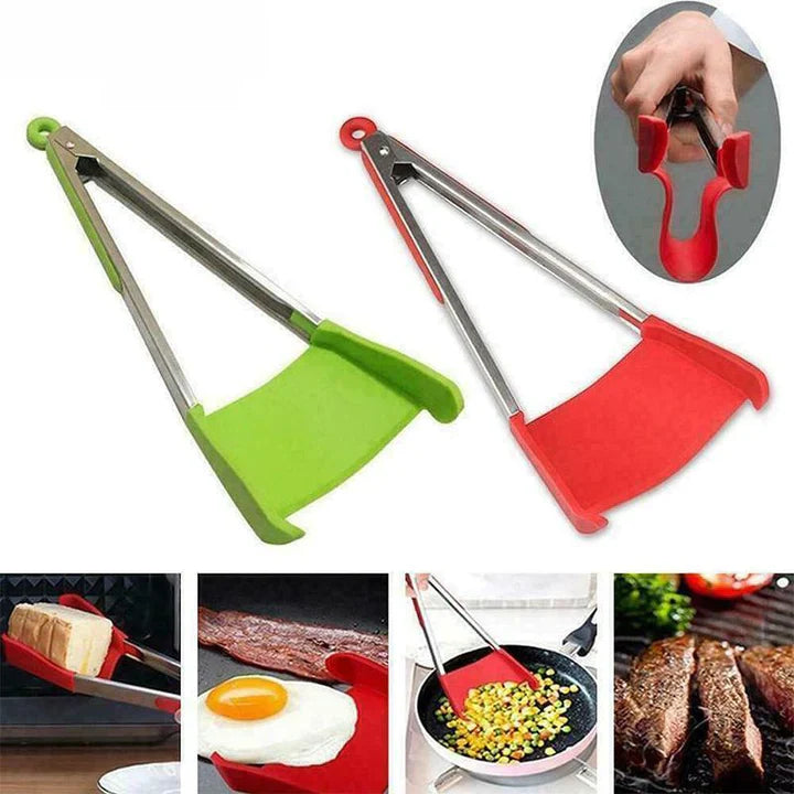 Skorter | 2 in 1 kitchen spatula and tongs