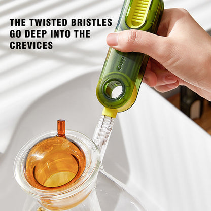 skorter | 3 In 1 Cleaning Brush Multi-Function Bottle Gap Cleaner Brush