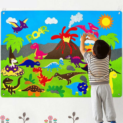 Skorter | Animal Felt Board - Educational Playful Joy For Children