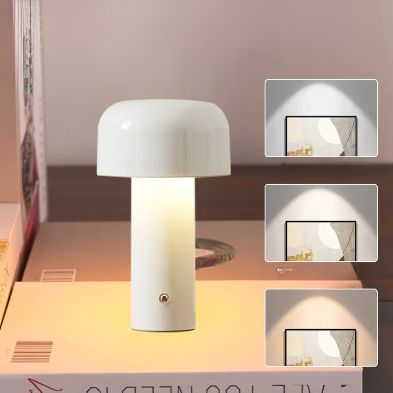 Skorter | Frendorf - Rechargeable Mushroom LED Table Lamp for a Cozy Atmosphere