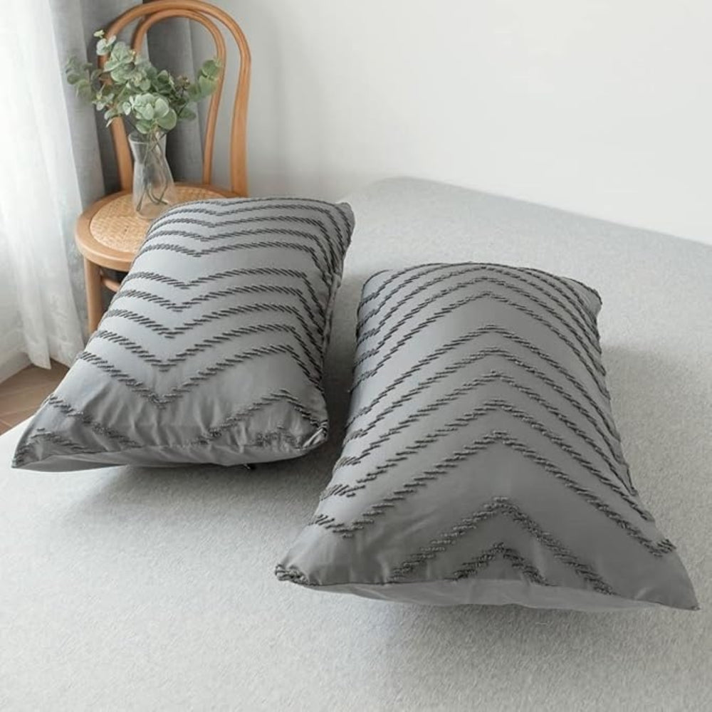 Skorter | Chevron Plush Quilt Cover | 3pcs Set