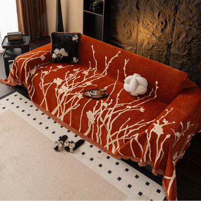 Skorter | Twilight Branches Chenille Sofa Cover
