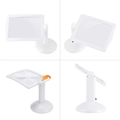 Skorter | Hands-Free LED Desk Magnifier – 3X Magnification for Precision Work