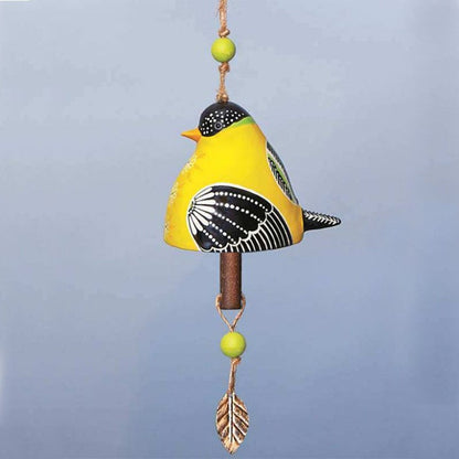 skorter | Ceramic Bird Wind Chime Singing Bell Garden Yard Home Decor