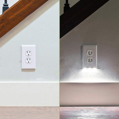 Skorter | Outlet wall plate with LED night lights