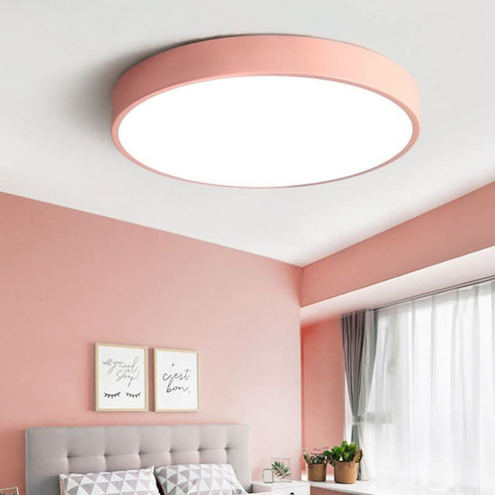 Skorter | Eterna LuxeRound LED Light | Decorative round ceiling lamp for modern living room, children's room & office